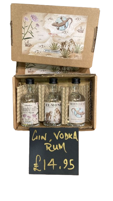 Gin, Vodka & Rum Gift Set – Spirit of The Rock